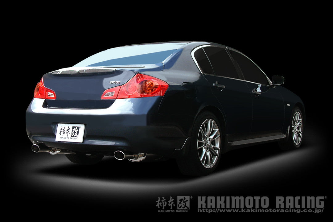 柿本改 KRnoble Ellisse クリスタルAB スカイライン セダン(4ドア) DBA-KV36 2008/12〜2010/3 【N52375B】 マフラー カキモト カキモト KRノーブルエリッセ クリスタルAB