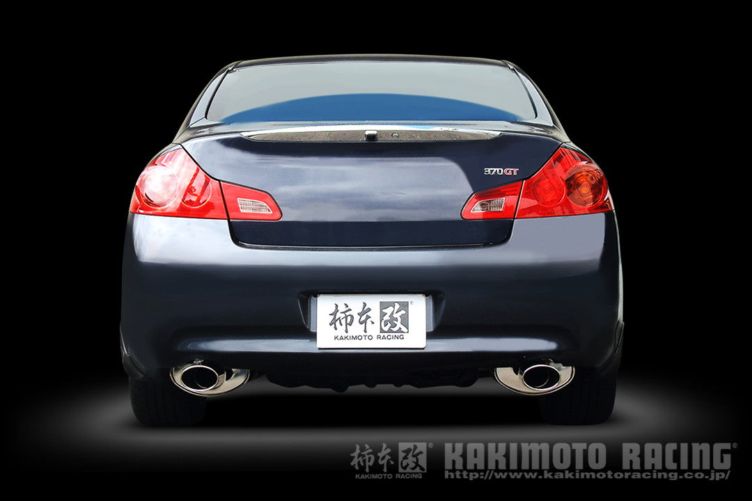 柿本改 KRnoble Ellisse ブラックダイヤ スカイライン セダン(4ドア) DBA-KV36 2010/4〜2014/2 【N52375C】 マフラー カキモト カキモト KRノーブルエリッセ ブラックダイヤ