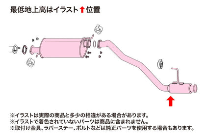 FUJITSUBO authorize A-R ＋BGテールオプション NV350キャラバン CBF・3BF-VR2E26 H24.6〜（2012.6〜） 【560-17223×1＋BG-OP×1】 マフラー フジツボ オーソライズ A-R＋BGテールOP