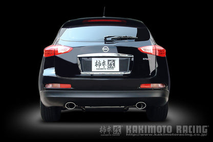 柿本改 KRnoble Ellisse クリスタルAB スカイラインクロスオーバー DBA-J50 2010/4〜2016/6 【N52386B】 マフラー カキモト カキモト KRノーブルエリッセ クリスタルAB