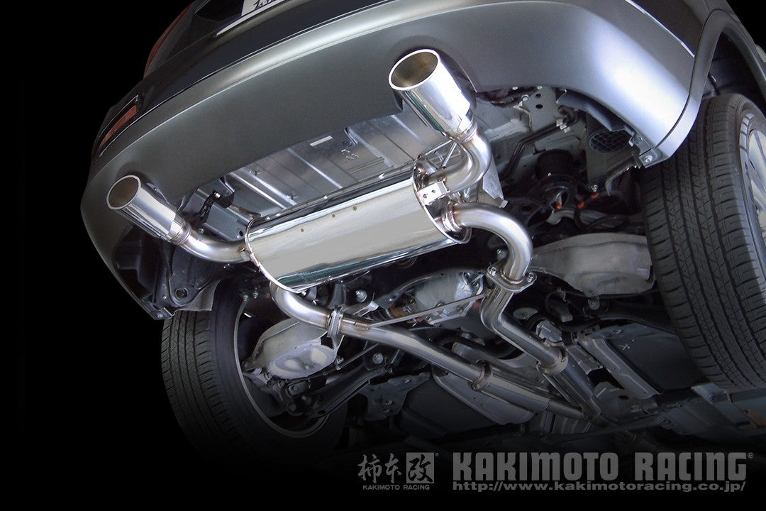 柿本改 KRnoble Ellisse ブラックダイヤ スカイラインクロスオーバー DBA-J50 2009/7〜2010/3 【N52386C】 マフラー カキモト カキモト KRノーブルエリッセ ブラックダイヤ