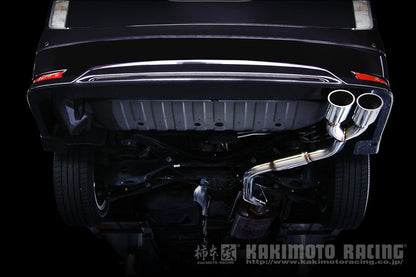 柿本改 KRnoble Ellisse ブラックダイヤ エルグランド DBA-PE52 2010/8〜2020/10 【N52389C】 マフラー カキモト カキモト KRノーブルエリッセ ブラックダイヤ