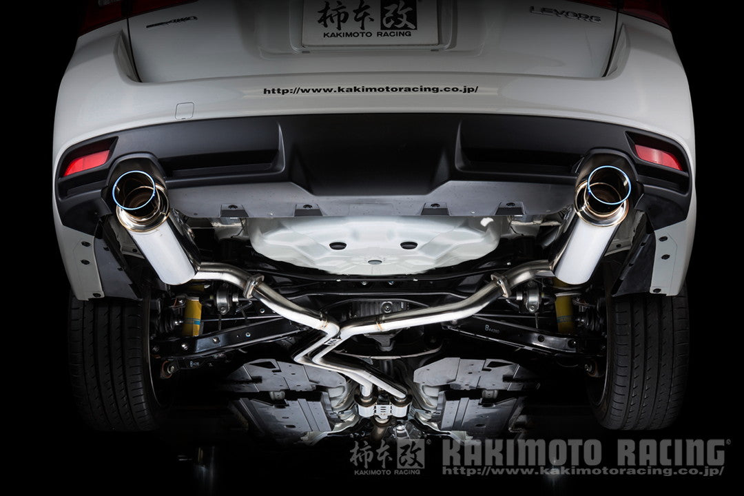 柿本改 Regu.06 & R Dualセンター付 レヴォーグ DBA-VM4 2014/6〜2020/10 【B22353W】 マフラー カキモト カキモト レグ06 & R デュアルセンター付