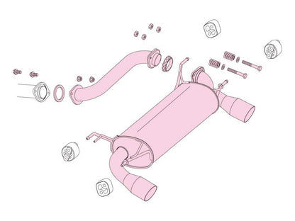 FUJITSUBO authorize A-R ＋BGテールオプション左右 ロードスター CBA-NCEC H17.8〜H20.12（2005.8〜2008.12） 【560-42431×1＋BG-OP2×1】 マフラー フジツボ オーソライズ A-R＋BGテールOP左右