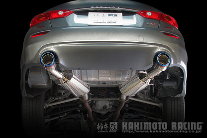 柿本改 Class KR リアピースのみ スカイライン セダン DBA-ZV37 2014/6〜2014/11 【N713106】 マフラー カキモト カキモト クラスKR リアピースのみ