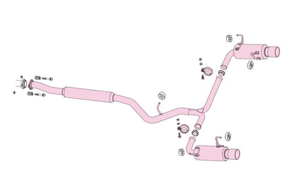 FUJITSUBO authorize A-R レヴォーグ DBA-VMG H26.6〜R2.10（2014.6〜2020.10） 【560-63711】 マフラー フジツボ オーソライズ A-R