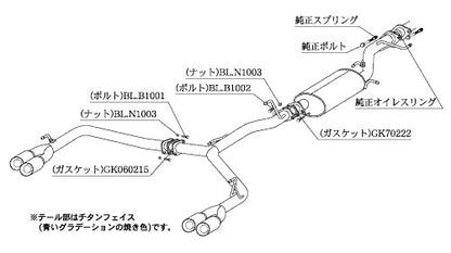 柿本改 Class KR エルグランド DBA-TNE52 2010/8〜2020/10 【N71389】 マフラー カキモト カキモト クラスKR