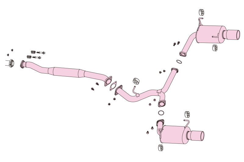 FUJITSUBO authorize A-R ＋BGテールオプション左右 インプレッサWRX STI CBA-GVB H22.7〜H26.8（2010.7〜2014.8） 【570-63083×1＋BG-OP2×1】 マフラー フジツボ オーソライズ A-R＋BGテールOP左右