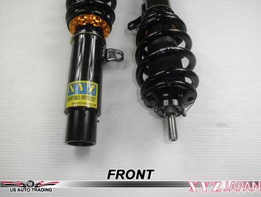 XYZ SSタイプ車高調 VOLKSWAGEN ボーラ GF-1JAGZ/GH-1JAGZ/GF-1JAPK/GH-1JAPK/GF-1JAQN/GH-1JAQN/GF-1JAZJ/GH-1JAZJ 1998〜2006 SS-VO03