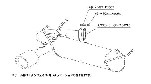 柿本改 Class KR ジューク NISMO CBA-NF15 2013/2〜2014/9 【N71397】 マフラー カキモト カキモト クラスKR