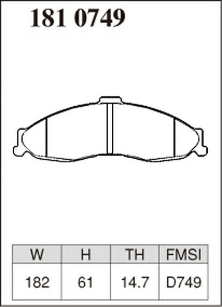 DIXCEL ブレーキパッド ESタイプ CHEVROLET カマロ CF43A/CF43AK 1998〜2002 フロント左右セット 1810749