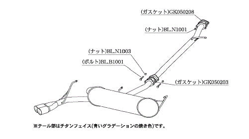柿本改 Class KR エクストレイル DAA 5AA-HT32 2015/5〜2022/7 【N71399】 マフラー カキモト カキモト クラスKR
