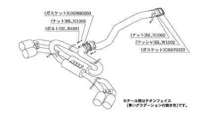 柿本改 カスタムマフラー GT-R CBA-R35 2007/12〜2008/12 【NCO383】 マフラー カキモト カキモト カスタムマフラー