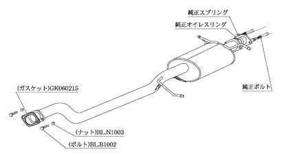 柿本改 センターパイプ セレナ CBA DBA-C25 2005/5〜2010/3 【NCP369】 カキモト カキモト センターパイプ