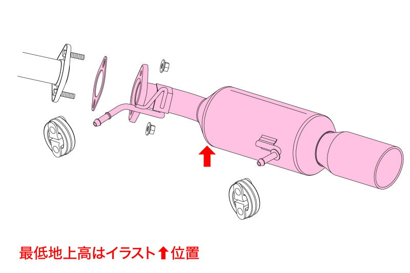 FUJITSUBO authorize A-RM ＋BGテールオプション スイフト CBA-ZC31S H17.9〜H22.8（2005.9〜2010.8） 【250-81521×1＋BG-OP×1】 マフラー フジツボ オーソライズ A-RM＋BGテールOP