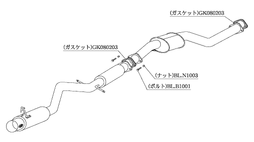 柿本改 HYPER FULLMEGA N1+Rev. トヨタ マークII GH-JZX110 2000/10〜2004/11 T31392
