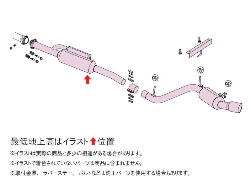 FUJITSUBO authorize A-RM（φ60仕様） ＋BGテールオプション BRZ 3BA-ZD8 R3.7〜（2021.7〜） 【260-23217×1＋BG-OP×1】 マフラー フジツボ オーソライズ A-RM＋BGテールOP