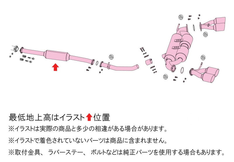 FUJITSUBO authorize A-RM (GRリヤバンパースポイラー用) GR86 3BA-ZN8 R3.10〜（2021.10〜） 【260-23218】 マフラー フジツボ オーソライズ A-RM