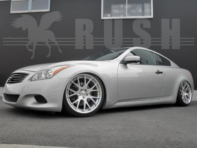 RUSH MAQS MODEL LUXURY CLASS スカイラインクーペ CKV36 H18〜H26 車高調キット 1台分セット