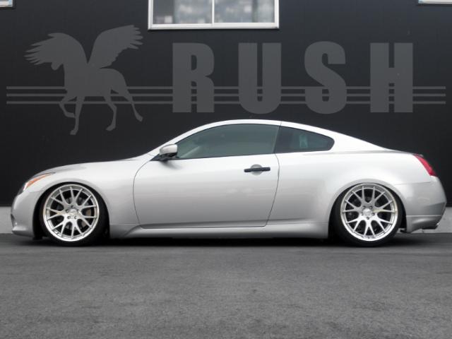 RUSH LUXURY CLASS スカイラインクーペ CKV36 H18〜H26 車高調キット 1台分セット