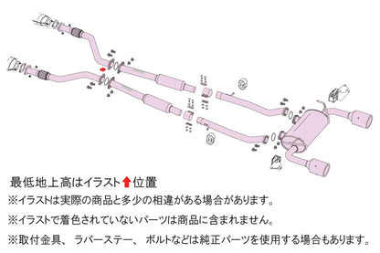 FUJITSUBO authorize A-RM+c スカイライン 5BA-RV37 R1.9〜R4.9（2019.9〜2022.9） 【270-15246】 マフラー フジツボ オーソライズ A-RM
