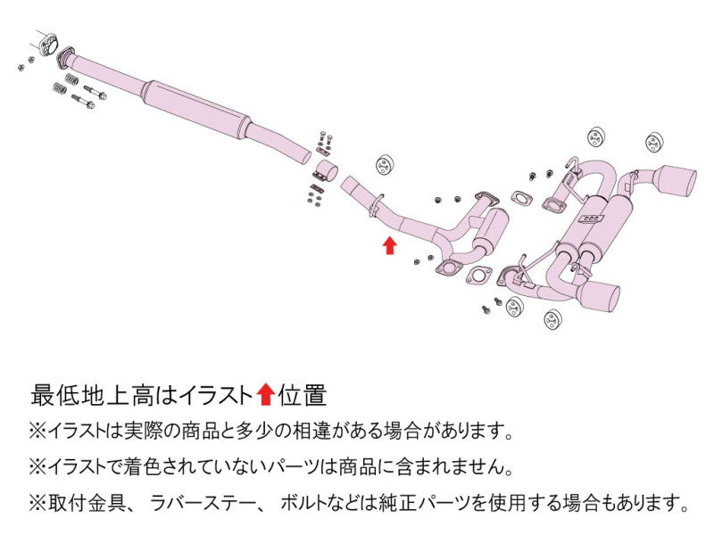 FUJITSUBO authorize A-RM (チタニウムモデル) ＋BGテールオプション左右 GR86 3BA-ZN8 R3.10〜（2021.10〜） 【270-23212×1＋BG-OP2×1】 マフラー フジツボ オーソライズ A-RM＋BGテールOP左右