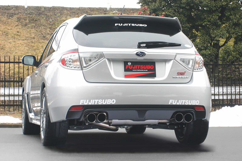 FUJITSUBO authorize A-RM (チタニウムモデル) ＋BGテールオプション左右 インプレッサ WRX STI CBA-GRF H21.2〜H26.8（2009.2〜2014.8） 【270-63062×1＋BG-OP2×1】 マフラー フジツボ オーソライズ A-RM＋BGテールOP左右