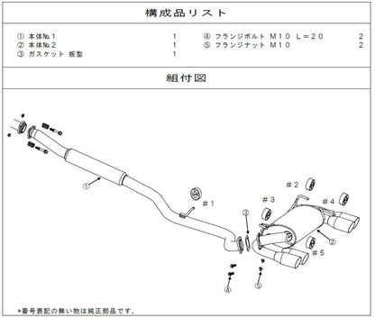 FUJITSUBO authorize A-RM (チタニウムモデル) ＋BGテールオプション左右 インプレッサ WRX STI CBA-GRB H19.10〜H26.8（2007.10〜2014.8） 【270-63062×1＋BG-OP2×1】 マフラー フジツボ オーソライズ A-RM＋BGテールOP左右