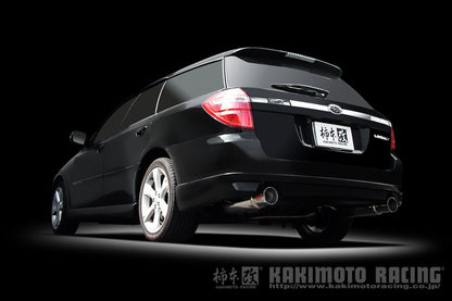 柿本改 HYPER FULLMEGA N1+ Rev. レガシィツーリングワゴン TA CBA-BP5 2003/5〜2009/5 【B31314】 マフラー カキモト カキモト ハイパーフルメガN1プラス レブ