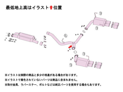 FUJITSUBO authorize A-RM+c WRX S4 5BA-VBH R3.11〜（2021.11〜） 【270-63131】 マフラー フジツボ オーソライズ A-RM