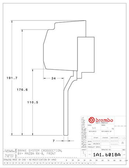 brembo GT-KIT マツダ RX-8 2004〜2011 1A1.6018A/1A2.6018A