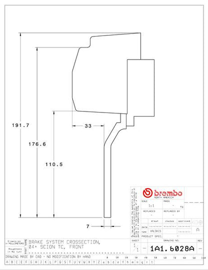 brembo GT-KIT トヨタ セリカ 2000〜2006 1A1.6028A/1A2.6028A