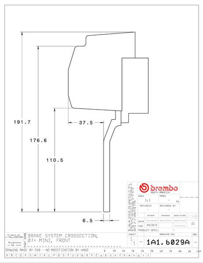 brembo GT-KIT MINI クーパー/クーパーS R56 2007〜2013 1A1.6029A/1A2.6029A