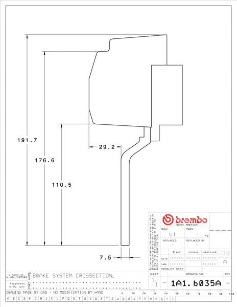 brembo GT-KIT VOLKSWAGEN ゴルフVII 2013〜2021 1A1.6035A/1A2.6035A