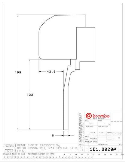 brembo GT-KIT ニッサン スカイラインGT-R R32/R33 1989〜1998 1B1.8020A/1B2.8020A