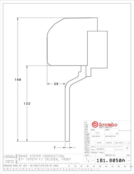 brembo GT-KIT トヨタ FJクルーザー 2007〜2014 1B1.8050A/1B2.8050A