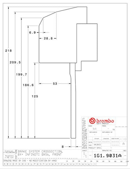 brembo GT-KIT ニッサン アルマダ 2004〜2007 1G1.9031A/1G2.9031A