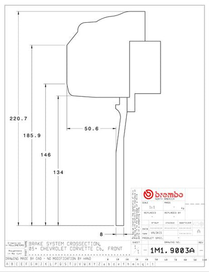 brembo GT-KIT CHEVROLET コルベット 2005〜2009 1M1.9003A/1M2.9003A