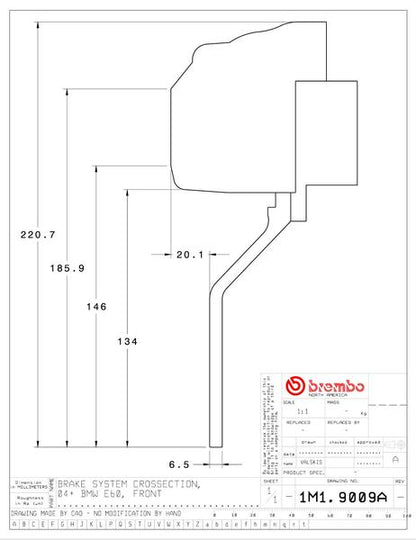 brembo GT-KIT BMW 6シリーズ E63/E64 2004〜2011 1M1.9009A/1M2.9009A