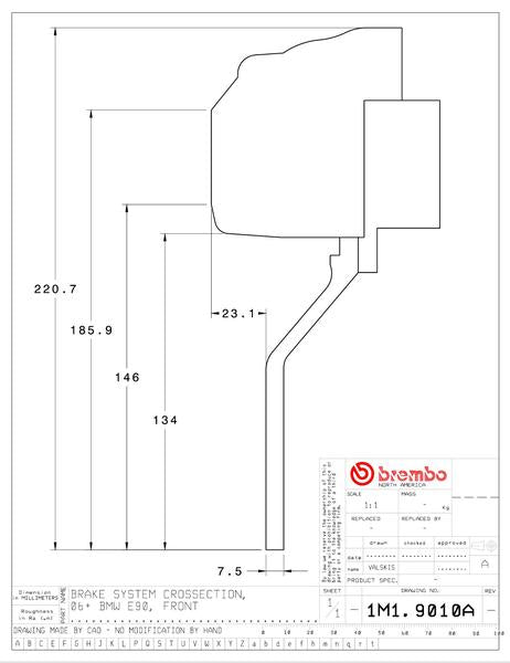 brembo GT-KIT BMW E90 2006〜2006 1M1.9010A/1M2.9010A
