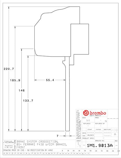 brembo GT-KIT FERRARI 360モデナ 2004〜2004 1M1.9013A/1M2.9013A