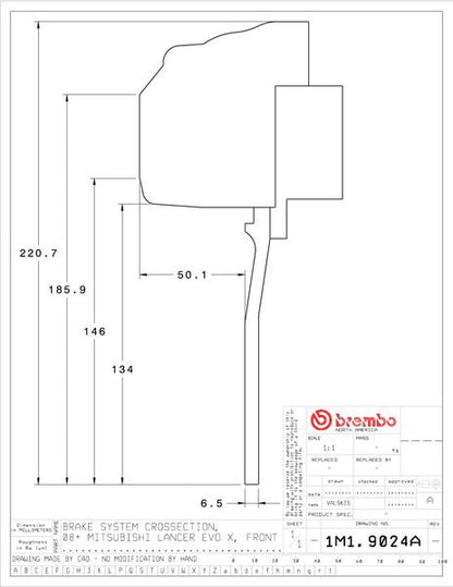 brembo GT-KIT ミツビシ ランサーエボリューションX 2008〜 1M1.9024A/1M2.9024A