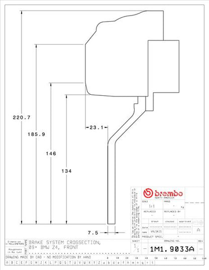 brembo GT-KIT BMW Z4 E89 2009〜2018 1M1.9033A/1M2.9033A