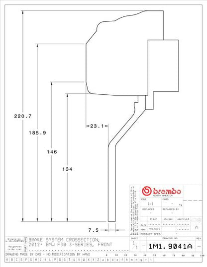 brembo GT-KIT BMW F20/F21 2013〜 1M1.9041A/1M2.9041A