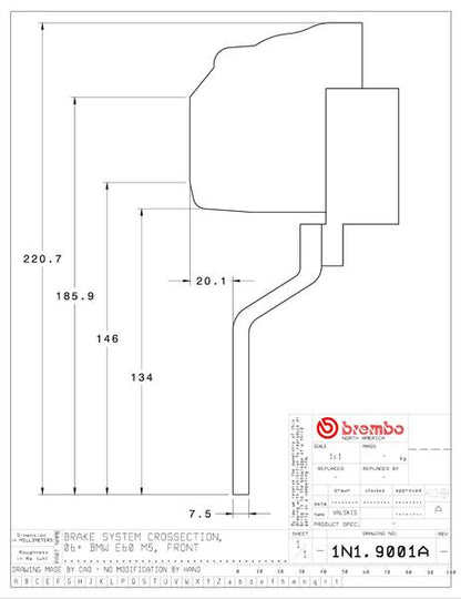 brembo GT-KIT BMW M6 E63 2006〜2011 1N1.9001A/1N2.9001A