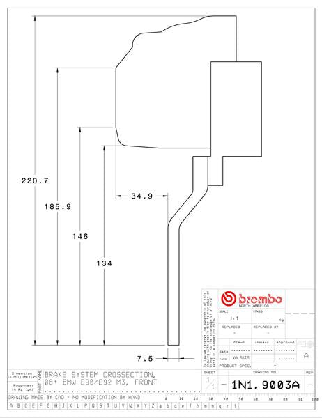 brembo GT-KIT BMW 1M E82 2011〜2012 1N1.9003A/1N2.9003A