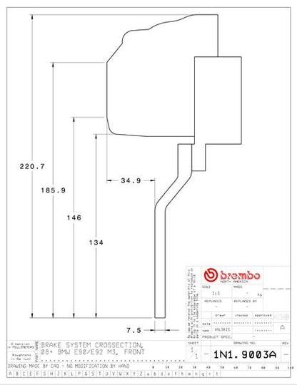 brembo GT-KIT BMW 1M E82 2011〜2012 1N1.9003A/1N2.9003A