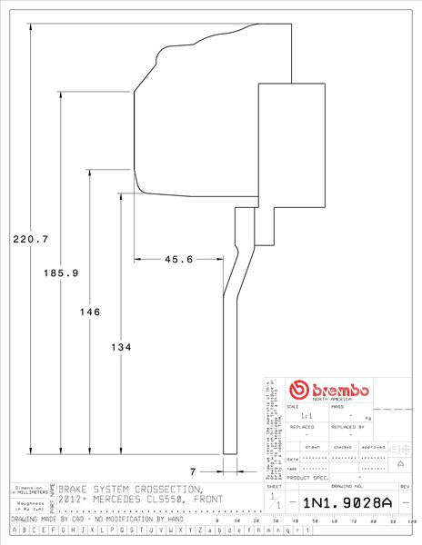 brembo GT-KIT MERCEDES BENZ CLS400 C218 2015〜2018 1N1.9028A/1N2.9028A