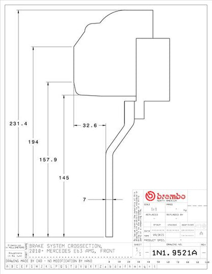 brembo GT-KIT MERCEDES BENZ E63 W212 2010〜2016 1N1.9521A/1N2.9521A