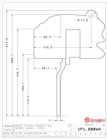 brembo GT-KIT マツダ MAZDA3 2019〜 1P1.8006A/1P2.8006A